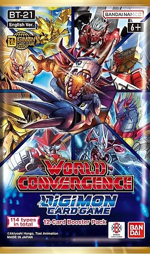 World Convergence BT21 - Booster Pack - Digimon Card Game (ENG)